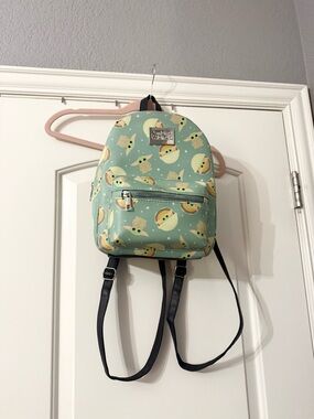 Loungefly Mint Green Mini Backpack with Character Print